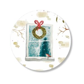 6x Sticker Winterraam by Art by Meer