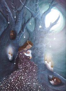 Postcard Bijdehansje | Midnight Shimmer