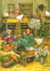Inge Look Nr. 41 Postcard | Old Ladies Aunties 