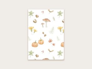 Postcard herfstpatroon - Appeloogje