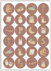 Stickersheet from Appeloogje - Sinterklaas