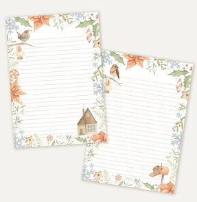 A5 Notepad Winter - Double Sided - Appeloogje