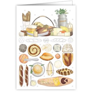 Greeting Card - Cheeses