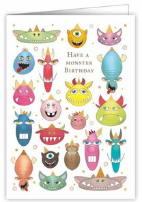 Greeting Card Quire - Have a Monster Birthday