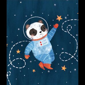 L'Atelier de Papier Aquarupella Postcard | Astronaute