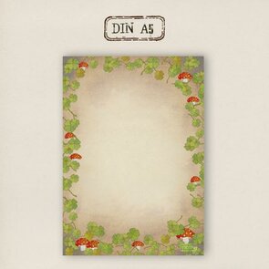 A5 Letter Paper Pad TikiOno | Luck