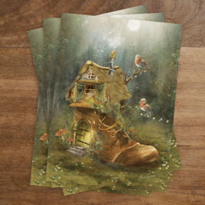 Postcard from Iris Esther - Home Sweet Home