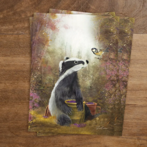 Postcard from Iris Esther - Blueberry picnic