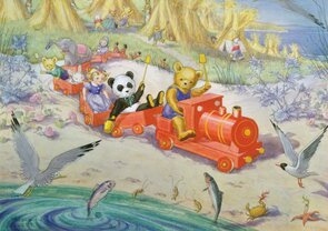 Postcard Molly Brett | The Toys On Holiday