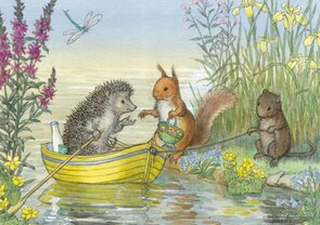 Postcard Molly Brett | A Trip On The River