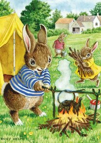 Postcard Racey Helps | The Campers