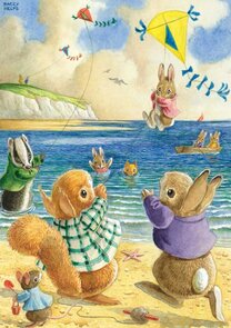 Postcard Racey Helps | The Kite Fliers