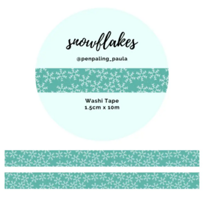 Washi Tape Snowflakes by Penpaling Paula