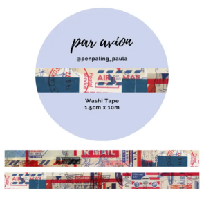 Washi Tape Par Avion by Penpaling Paula
