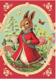 Postcard Gwenaëlle Trolez Créations - Le Facteur (the Postman)