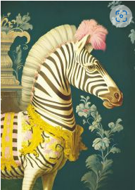 Postcard Gwenaëlle Trolez Créations - Zebra