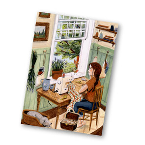 Postcard from Esther Bennink - The open window