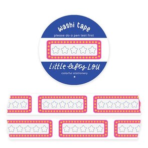 Stars Review Washi Tape - Little Lefty Lou 