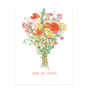 The Lemonbird Postcard | Veldboeket - Voor Jou Geplukt