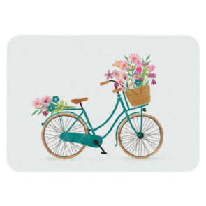 The Lemonbird Postcard | Fiets met zomerbloemen