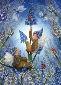 Postcard Bijdehansje | Ladybug Blues