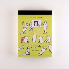 San-X Shirasutai Fish Mini Memo Pad
