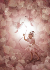 Postcard Bijdehansje | Bloomy Bubble