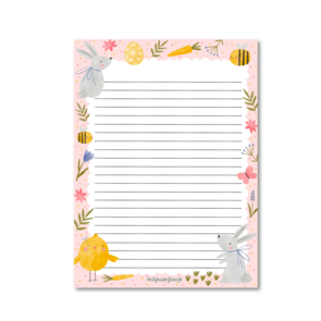 A5 Hello Spring Notepad - Only Happy Things