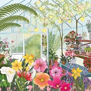 Sabina Comizzi Postcard | Spring Greenhouse