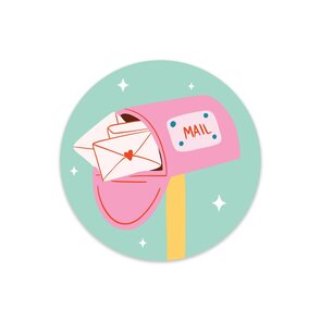 5 x Mailbox Stickers - Stationery Heaven X Little Lefty Lou