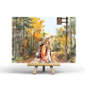 Postcard Backpacker by Penpaling Paula