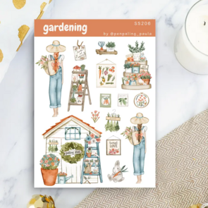 Gardening Sticker Sheet by Penpaling Paula