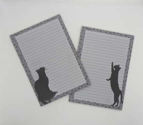 A5 Briefpapierblock Cats - by StationeryParlor