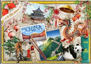 Länderpostkarte Barbara Behr - China