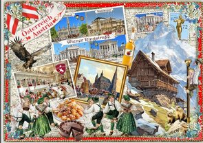 Länderpostkarte Barbara Behr - Osterreich