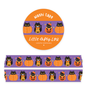 Black Cats Washi Tape - Little Lefty Lou 