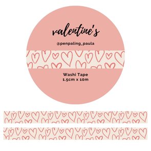 Washi Tape Valentine's by Penpaling Paula