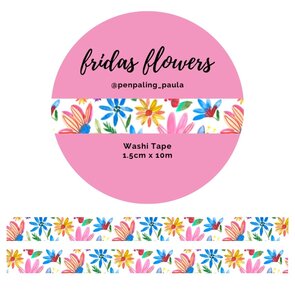 Washi Tape Fridas Flowers by Penpaling Paula