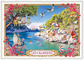 PK 1220 Tausendschön Postcard | La France – Les Calanques