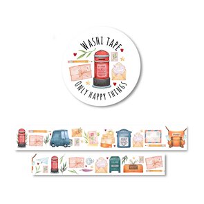 Washi Tape | Special delivery (2 cm) - Only Happy Things