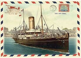 Postcard Gwenaëlle Trolez Créations - Boat