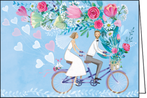 Mila Marquis Folded Card | Newlyweds