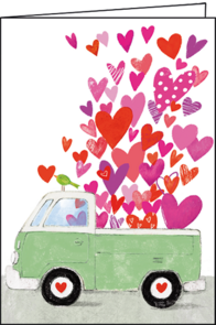 Carola Pabst Doppelkarten | Auto mit Herze