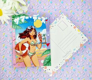 Summertime Postcard - by Dreamchaserart