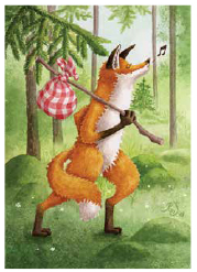 Postcard 313 by Katja Saario - Going for a walk