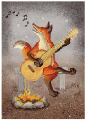 Postcard 224 by Katja Saario - Guitar Song