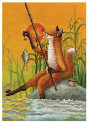 Postcard 264 by Katja Saario - Fishing