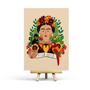 Frida Kahlo - Postcard by Penpaling Paula