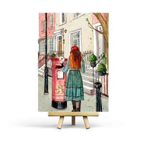 February - Postcard by Penpaling Paula