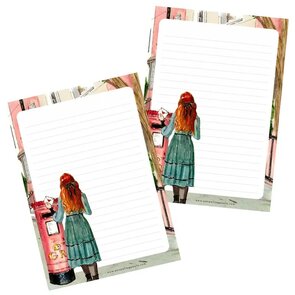 Illustrated Letter Pad February by Penpaling Paula